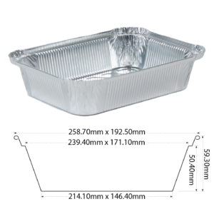 Aluminum Container 83185