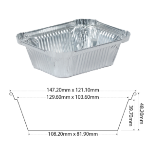 Aluminum Container 8342