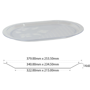 Crystal Plate Oval 2